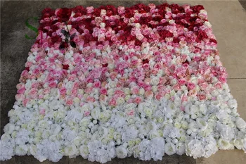 SPR yapay mix penoy ortanca gül düğün ombre zemin çiçek duvar yüksek kalite özel tasarım stil dekoratif flore