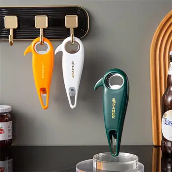 Bira şişe açacakları Asılı Delik Taşınabilir Yaratıcı Çok amaçlı Uygun Mutfak Alet kapak açıcı Plastik Manuel
