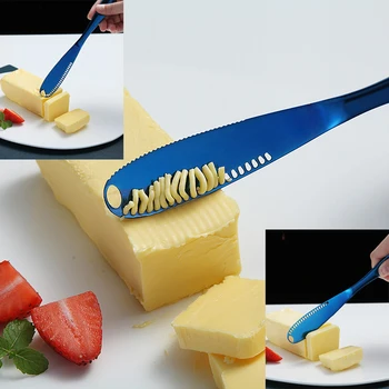 Paslanmaz Çelik tereyağı bıçağı Mutfak pişirme bıçağı Peynir Tatlı Reçel Aplikatör Dayanıklı Krem Spatula Çatal Tatlı Aracı Kiti