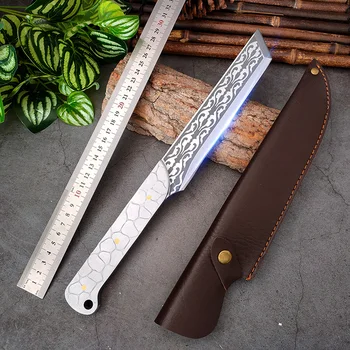Paslanmaz Çelik Kasap Ahşap doğrama bıçağı Çin Şef Dilimleme Fileto Bıçağı Kemik Doğrama Bıçağı Et Cleaver Kesici Takım