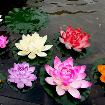Toptan 2 Adet/grup Taze Yapay çiçekler Lotus Gerçek Dokunmatik Çiçekler DIY El Yapımı Düğün Parti Veya Doğum Günü Ev Dekorasyonu