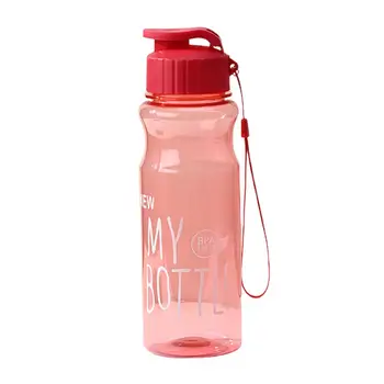Kordon su şişesi hafif içme ile güzel Fitness spor su sürahisi