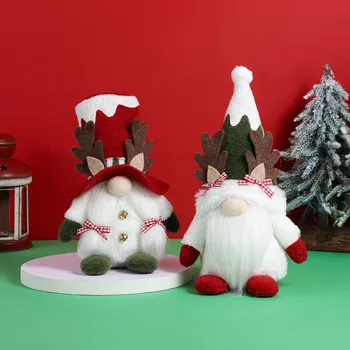 Yeni Noel Dekorasyon Malzemeleri Noel Boynuz Sivri Şapka silindir şapka Rudolf Bebek Yaratıcı Meçhul Bebek