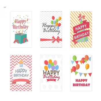 30 adet Mutlu Doğum Günü Kartları Çocuklar için Oğlu Karikatür Tebrik zarflı kart Hediye