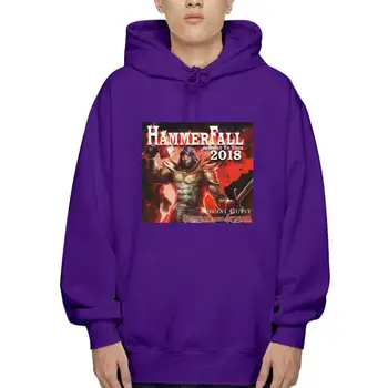 Hoodi Yeni HammerFall Rebuil Tour 2022 erkek Siyah Giyim Sonbahar S 3XL Spor Erkek Giyim Hoody