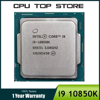 Kullanılan Intel Core i9 10850 K 3.6 GHz 10 Çekirdekli 20 İplik CPU İşlemci L3=20 MB 125 W LGA 1200