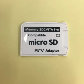 50 ADET Yeni Sürüm 5.0 SD2Vita PS Vita Hafıza Kartı PSVita Oyun Card1000 PSV Adaptörü 3.60 Sistemi 256GB Mikro SD kart