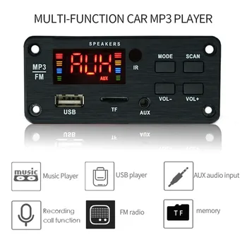 D002BT MP3 Dekoder Amplifikatör Kızılötesi Alıcı Modülü JQ-D002BT Çağrı Ve Kayıt Fonksiyonu İle