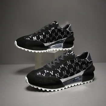 Erkekler rahat ayakkabılar deri düz beyaz ayakkabı yürüyüş rahat ayakkabılar 2023 yeni model moda Bahar çift Kadın ayakkabı
