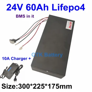 24V 60Ah Lifepo4 Yüksek Deşarj Oranı Lifepo4 kurşun asit batarya için pil Tekne dıştan takma Motor Yat ebike motor