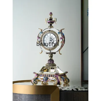 Avrupa Tarzı Saat Modeli Dekorasyon Emaye Ev Oturma Odası TV Dolabı Yumuşak Dekorasyon Ofis Süslemeleri ev dekor