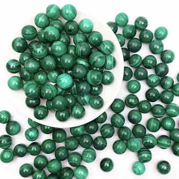 1 ADET Doğal Yeşil Malakit Mini Küre Kristal Top Reiki Şifa Enerji Taş Mineral Ev Odası Dekorasyon Süs Hediye