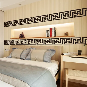 3D Ayna Yüzey duvar çıkartmaları Oturma Odası Yatak Odası Dekorasyon Vinil Duvar Sticker Bel Çıkartmaları Ev Dekorasyon
