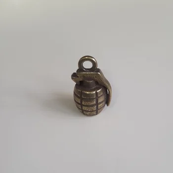 El yapımı katı Pirinç zarif bombası bomba zanaat DIY süs Minyatür Uydurma Anahtarlık Kolye dekorasyon aksesuarları q199