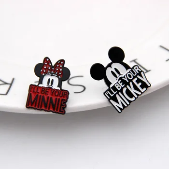 Disney Mickey Mopuse Rozeti Minnie Karikatür Pimleri Broş Sırt Çantası Rozeti Jest Hediyeler Erkekler için Pimleri Sırt Çantaları için Akrilik Rozetleri