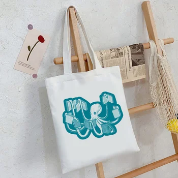 Silahlı alışveriş çantası tote kullanımlık alışveriş pamuk alışveriş kanvas çanta bolsas reutilizables bolsas ecologicas dokuma sacolas