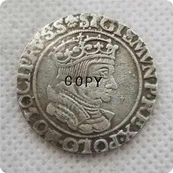 Polonya VI BRÜT 1535 SİGİSMUND Kopya Para hatıra paraları çoğaltma paralar madalya paraları koleksiyon