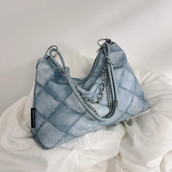 2023 bahar Kadınlar için Ana Kesesi tasarımcı çantaları Vintage PU Deri Koltukaltı Crossbody Çanta zinciri ile Bayanlar Bolso