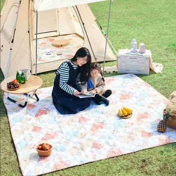 Naturehike 2023 Yeni Şeftali Kürk piknik örtüsü Açık Taşınabilir Cilt dostu Kamp Mat Kamp Çadırı Mat Nem geçirmez Ped