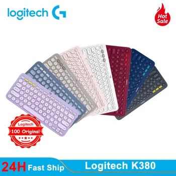Logitech K380 çok cihazlı Bluetooth kablosuz klavye linemate çok renkli Windows macOS Android IOS Chrome OS evrensel