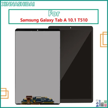 Lcd T510 Samsung Galaxy Tab İçin Bir 10.1 2019 T510 Ekran T515 T517 dokunmatik Digitizer Sensörü Matris Meclisi Değiştirme SM-T510