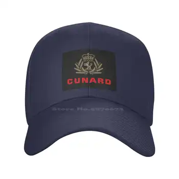 Cunard Hattı En Kaliteli Logo Denim kap Beyzbol şapkası Örme şapka