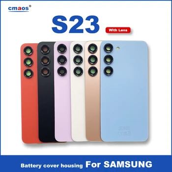 Yeni Pil arka kapak Samsung Galaxy S23 Pil arka kapak Cam Arka Kapı Kamera İle