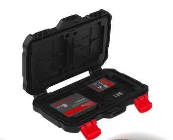 Su geçirmez SD TF hafıza kartı muhafazası Tutucu sony gopro kamera için iphone için ABS KH-10 SD CF XQD SIM anti-şok saklama kutusu