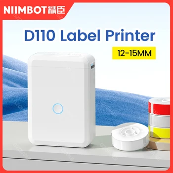 Niimbot D110 Etiket Yazıcı Mini Etiket kağıt rulosu Saydamları kablosuz Bluetooth Telefon Yazıcı Etiket fiyat Etiketi etiket baskısı