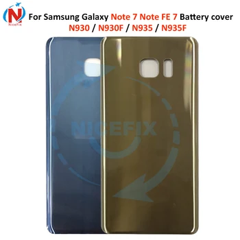 Not Fan Baskı arka Pil Kapağı Samsung Galaxy Note7 not FE 7 N930 N930F N935 arka Konut Arka cam kapi Kılıfı