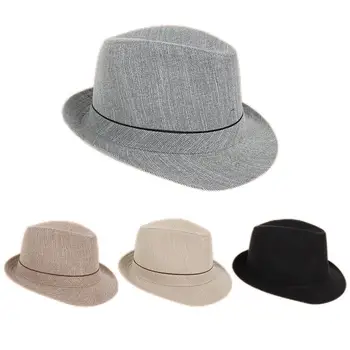 Erkekler Fedoras Üst Caz Ekose Şapka Yetişkin Melon Şapka Klasik Versiyonu Chapeau Şapka