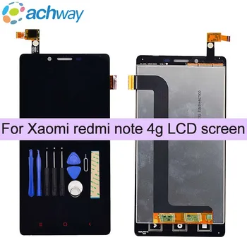Xiaomi Redmi için Not 4G LCD ekran dokunmatik ekranlı sayısallaştırıcı grup Değiştirme 1280x720 5.5 