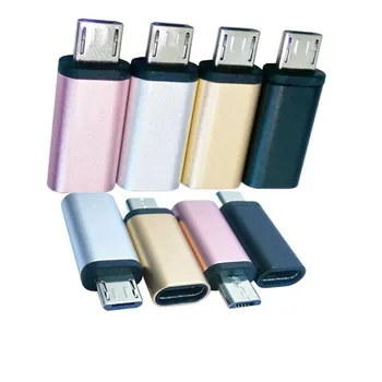 USB Tip C mikro USB Android Adaptör Konnektörü Akıllı tablet telefon mikro USB Erkek C Tipi Dişi Dönüştürücü
