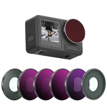 Kamera Lens Filtre DJI Osmo Eylem ND8 ND16 ND32 ND64 UV CPL ND / PL Filtreler DJI Osmo Eylem 3 Eylem Kamera Aksesuarları