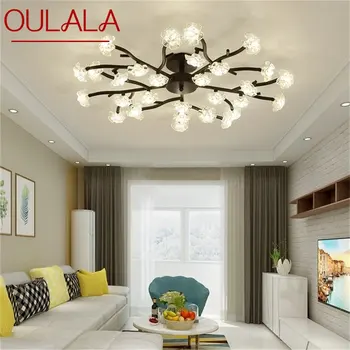 OULALA Nordic tavan ışıkları fikstür çağdaş yaratıcı şube lambası LED ev oturma odası için