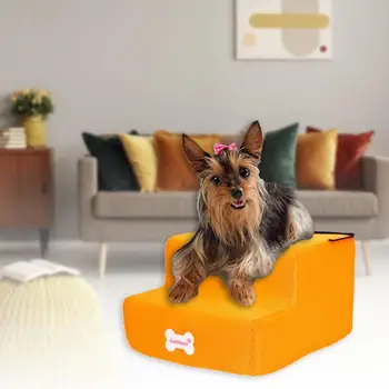 Nefes Alabilen Pet Rampa Kapağı Parlak Renkli Kolay Temizlenebilir Kumaş Çıkarılabilir Köpek Rampası Kapağı