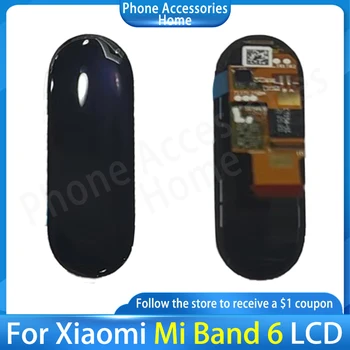 Orijinal Xiao mi mi Band 6 mi 6 bant Akıllı Spor Bileklik dokunmatik lcd ekran panel ekranlı sayısallaştırıcı grup sensörü Pantalla