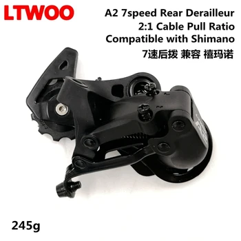 Ltwoo A2 Arka Attırıcı 7 Hız dağ bisikleti Bileşenleri Teknoloji 2:1 İle Uyumlu Shimano 3x7 21 Dişli Grubu