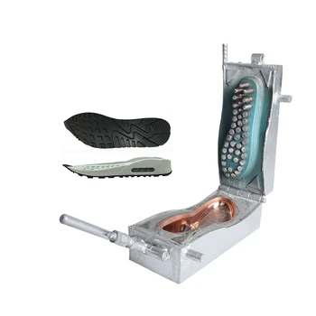 Rahat Dış Taban Dökme Makinesi Enjeksiyon Kalıbında PU Spor Ayakkabı Tabanı Kalıbı Yapmak için