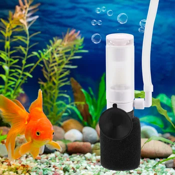 3-in-1 Pratik Balık tank filtresi Mini Akvaryum Biyokimyasal Sünger Filtreler Yüksek Kaliteli Çok Katmanlı Tasarım Akvaryum Filtreleri