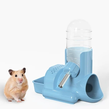 Waterer Hamster Gelincikler Sıçan Kirpi Critters Hiçbir Damla 4 oz Taban Kulübe Küçük Hayvan Su Şişesi Su Besleyici