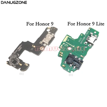 10 Adet / grup Huawei Onur 9 Lite Için Honor9 USB şarj yuvası Bağlantı Noktası Soket Jack fiş konnektörü Şarj Kurulu Flex Kablo