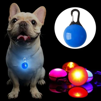 Aydınlık Kolye Ampul Köpek LED Pet Kolye Gece köpek tasması Kolye Köpek Güvenli anti-kayıp Kolye Kolye Yürüyüş Açık
