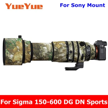 Sigma 150-600mm DG DN OS Spor Lens Su Geçirmez Kamuflaj Ceket yağmur kılıfı Kılıfı Naylon Silahlar Kumaş 150-600 F5-6.3 DGDN