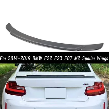 Karbon Fiber Araba Arka Bagaj Kapağı Dudak Gövde Kiti Spoiler Kanatları 2014 -2019 BMW 2 Serisi F22 F23 F87 M2 Tuning Dış Aksesuar