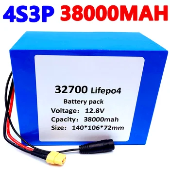 32700 Lifepo4 Pil Paketi 4S3P 12.8 V 30Ah 4S 40A 100A Dengeli BMS için elektrikli gemi vinci ve Kesintisiz Güç Kaynağı 12V