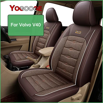 Volvo V40 İçin YOGOOGE Araba Koltuğu Kapağı Oto Aksesuarları İç (1 koltuk)