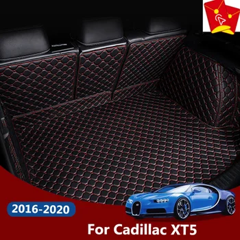 Yüksek kaliteli Özel Deri Araba Gövde Mat Cadillac XT5 2016-2020 Kargo Astarı Aksesuarları İç Çizme