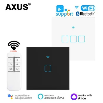 eWeLink Akıllı yaşam ışık anahtarı WiFi dokunmatik Sensör akıllı anahtar Uzaktan Kumanda Nötr Tel Alexa Google Ev İçin Alice