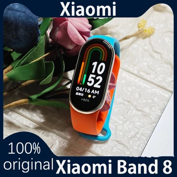 Xiao mi mi bant 8 Kan oksijen 1.62 AMOLED Ekran spor Bilezik mi Band8 60Hz spor İzci nabız monitörü mi akıllı bant